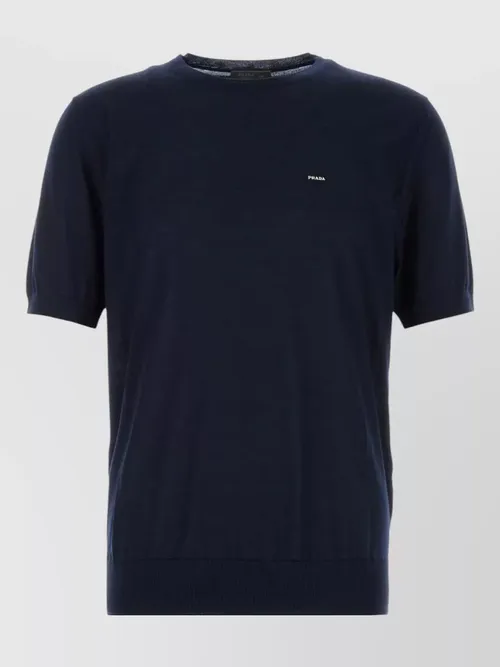 Prada - wool sweater short sleeves ribbed he