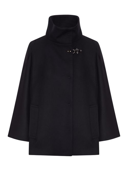 WOOL AND CASHMERE CLOTH CAPE - Fay Archive - Woman
