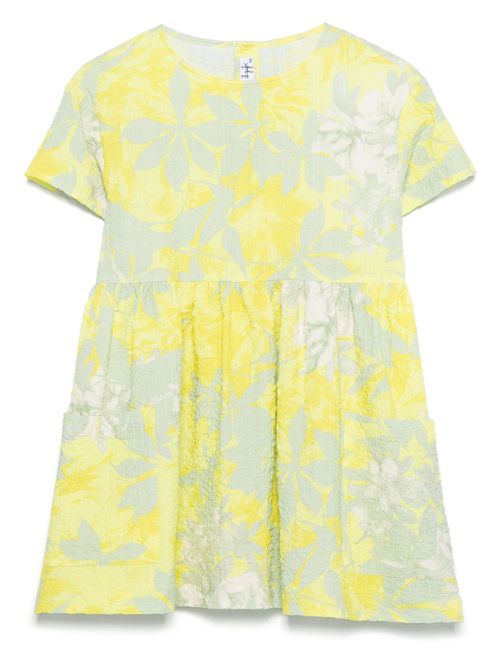 Floral-print dress - Yellow