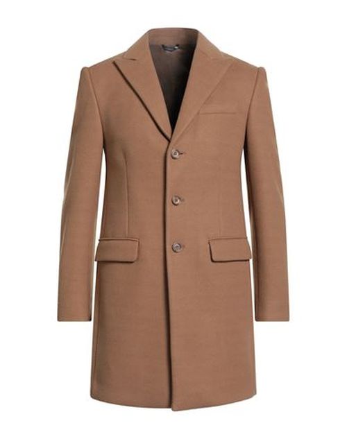 Man Coat Camel Size 38 Polyester