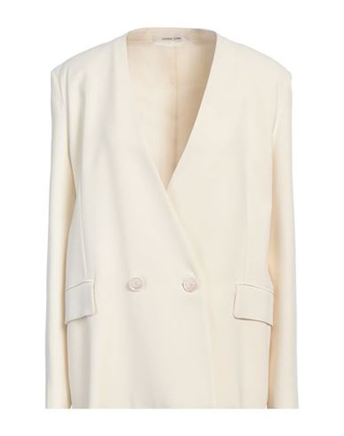 Liviana Conti Woman Blazer Cream Size 8 Viscose, Acetate, Polyester