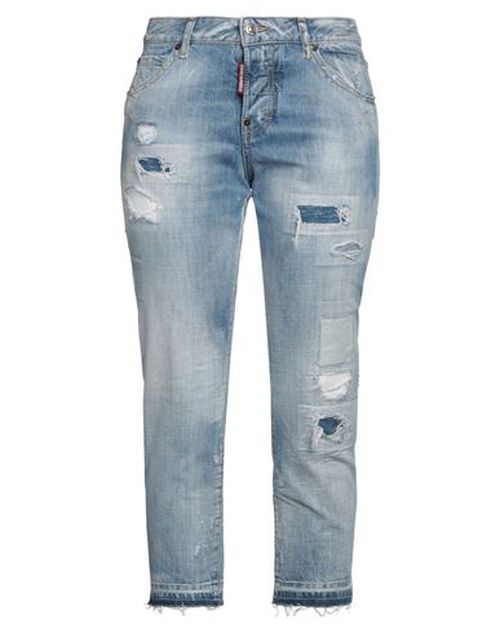Woman Denim cropped Blue
