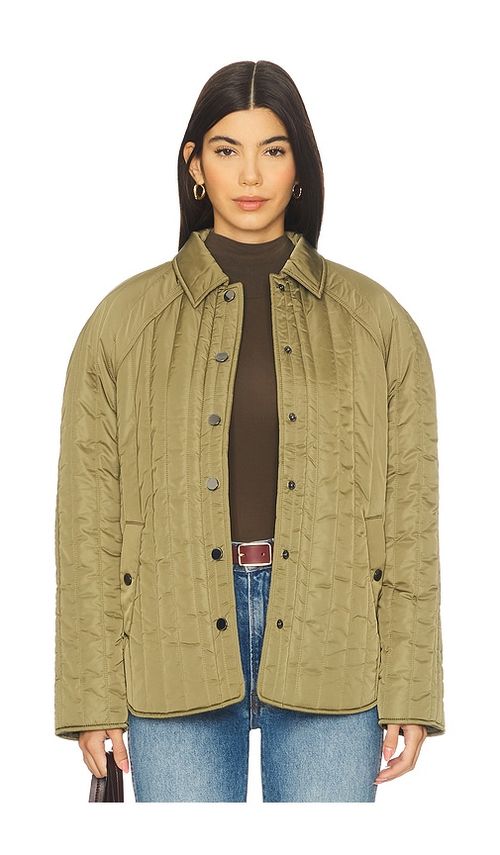 PISTOLA Sawyer Quilted Barn Jacket in Olive. - XS also in L, M