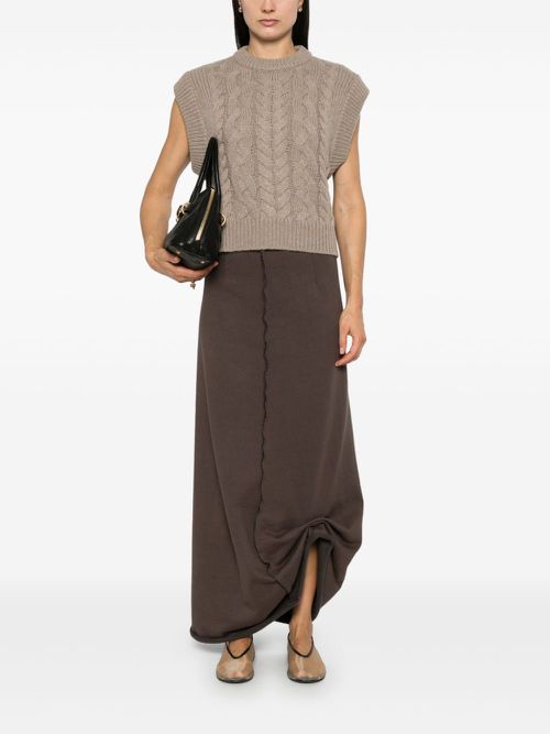 Hayley knitted vest - Neutrals