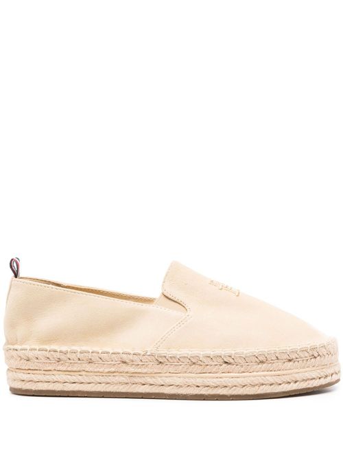Suede flatform espadrilles - ACR/Harvest Wheat