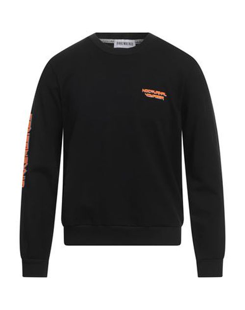 Bikkembergs Man Sweatshirt Black Size 36 Cotton, Elastane