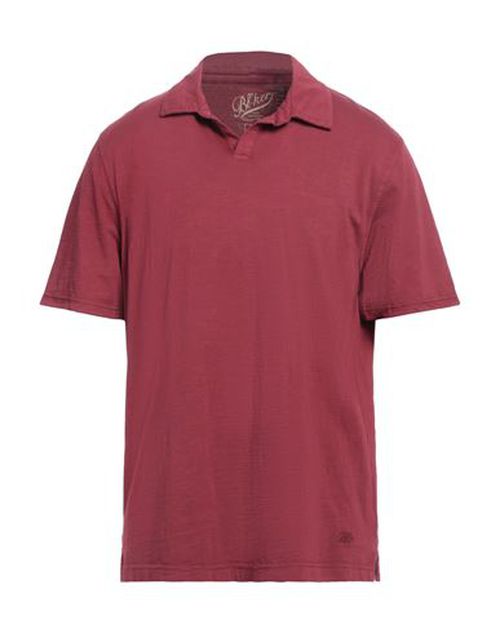 Bl'ker Man Polo shirt Burgundy Size XL Cotton
