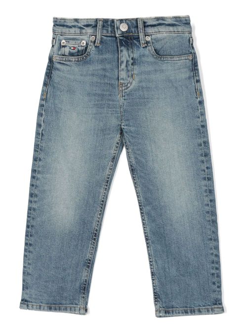 Logo-patch jeans - Blue