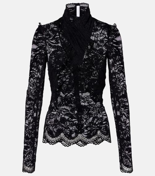 Floral lace top