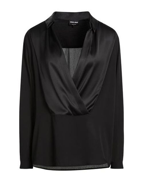 Woman Top Black Size 6 Silk