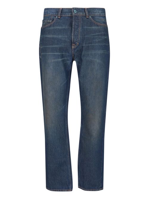 Sand-Tint 100% Cotton Jeans with Stainless Steel Buttons