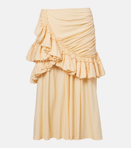 Humairah cotton midi skirt