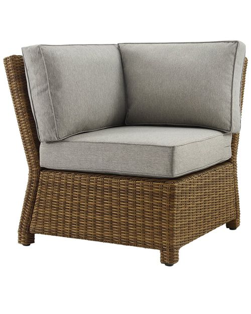 Furniture Bradenton Outdoor Wicker Sectional Corner Chair