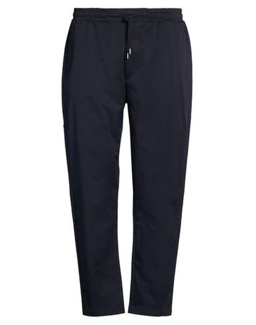 Man Pants Navy Size XL Cotton, Elastane