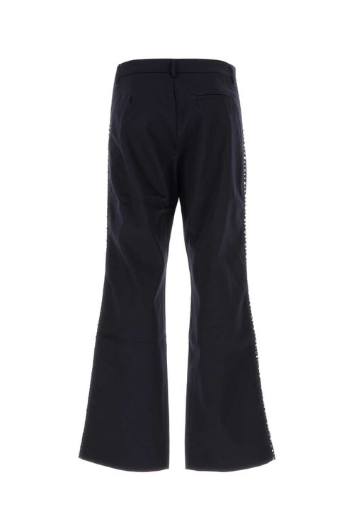 Blue Cotton Pant