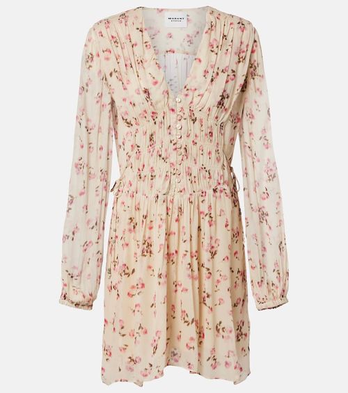 Loriena floral muslin minidress