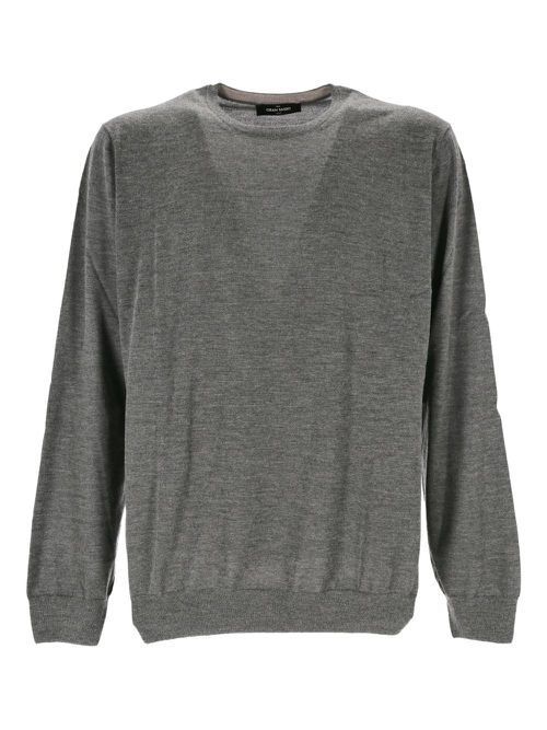 Cashmere-silk sweater - Grey