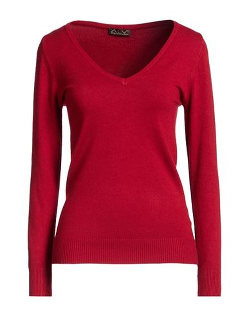 Woman Sweater Brick Size L/XL Viscose, Polyamide, Polyester