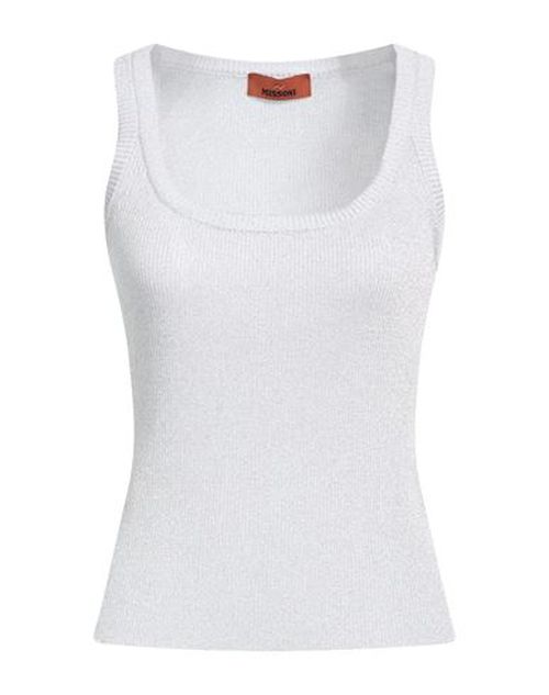 Woman Top Light grey Size 4 Viscose, Metallic fiber