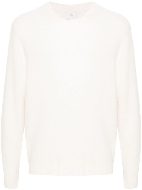 Brushed sweater - White