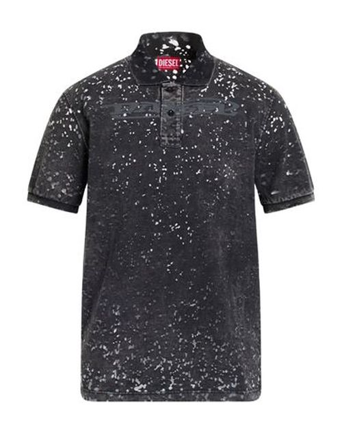 Man Polo shirt Charcoal Size XL Cotton, Polyester