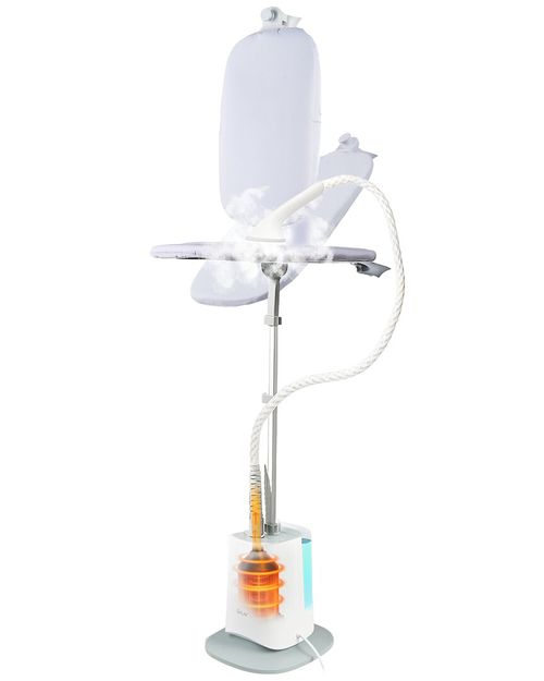 Complete Garment Steamer With Pivoting Ironing Board