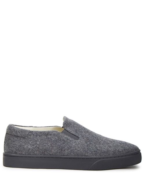 Slip-on felted wool sneakers - Grey
