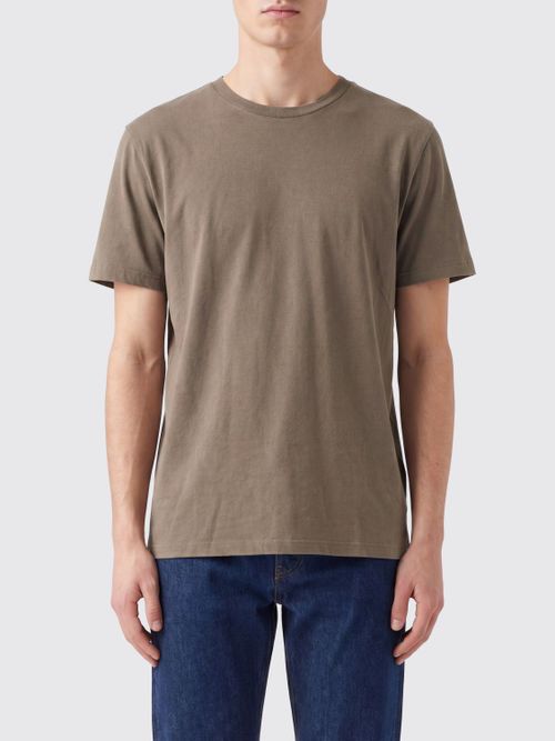 A. P.C. Cotton T-Shirt with Back Logo Print
