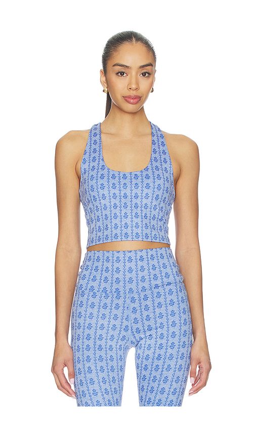 BEACH RIOT Yara Tank Top in Blue. L. Also in XS, S