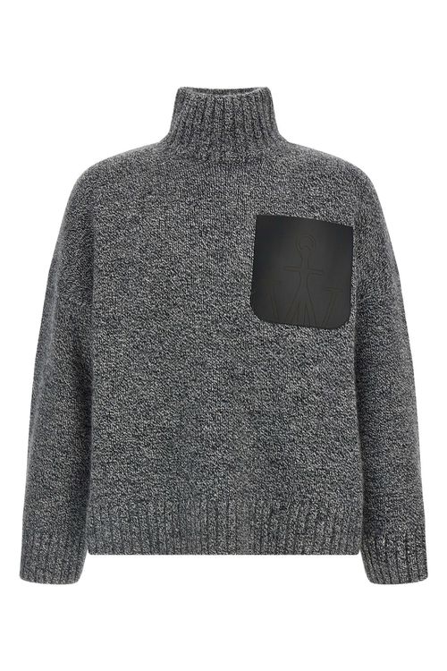 J. W.ANDERSON 'Leather Patch Pocket' Sweater