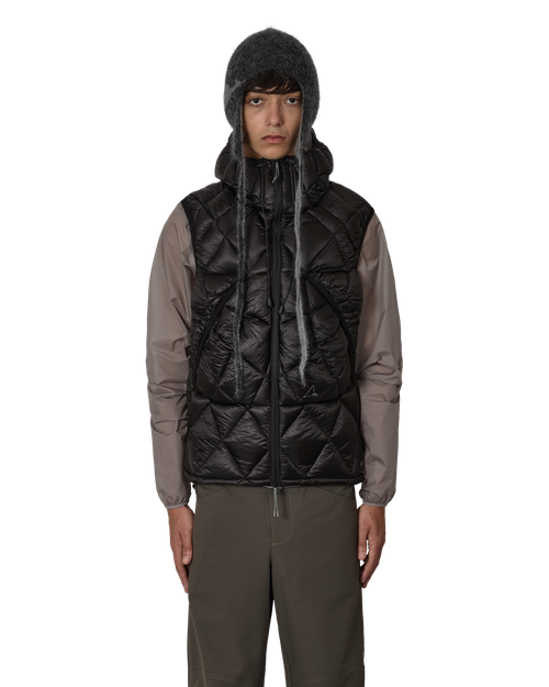 ROA Nuna 800 Fill Power Hooded Down Vest Black Coats And Jackets Male