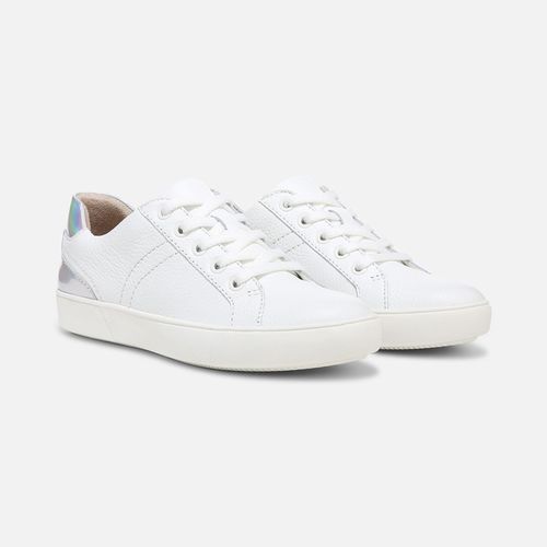 Morrison Sneaker Shoes, White/metallic Leather