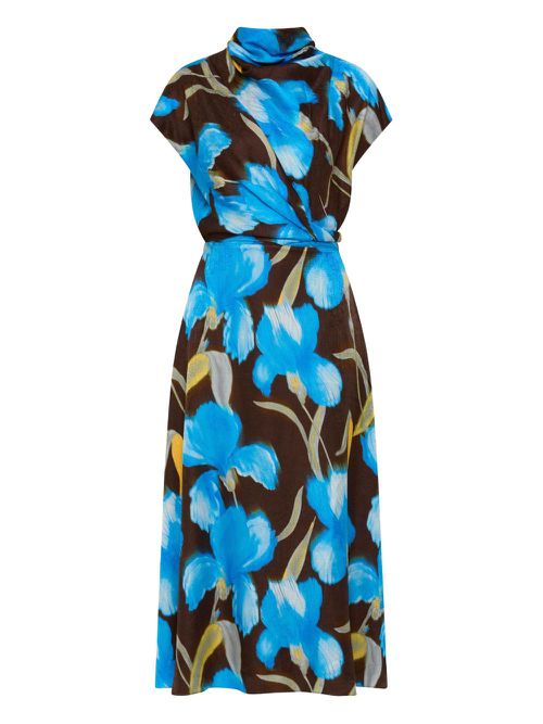 Ingrid midi dress - Blue