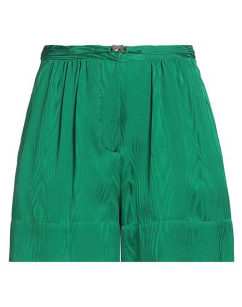 Boutique Moschino Woman Shorts & Bermuda Shorts Green Size 4 Viscose