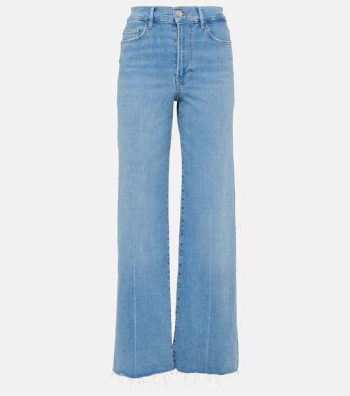 Le Slim Palazzo high-rise wide-leg jeans