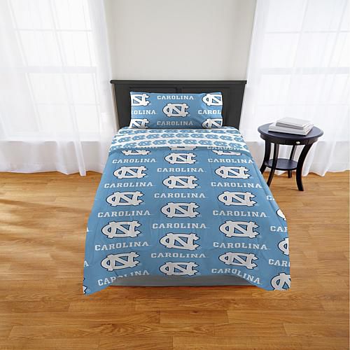 Officially Licensed NCAA Twin Bed in a Bag Set