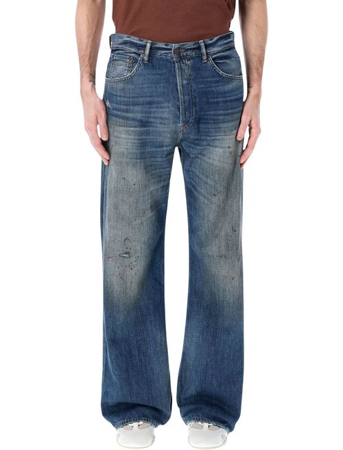 Authentic Vintage-Inspired Straight Leg Jeans - Size 32