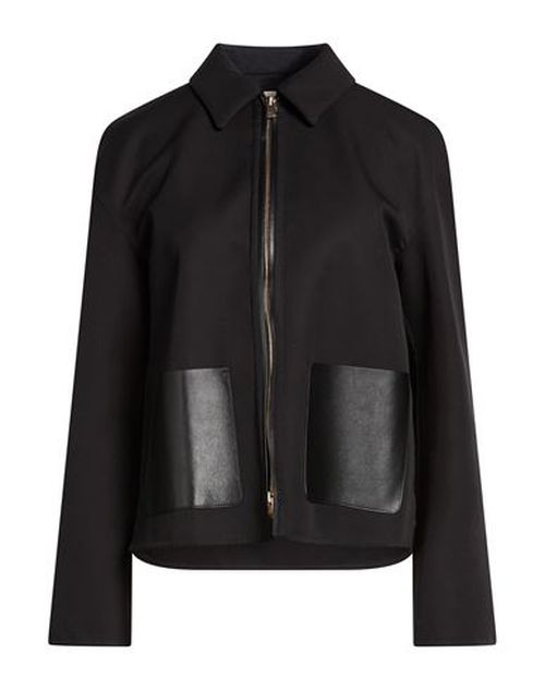 Woman Jacket Black Size 4 Cotton, Polyamide
