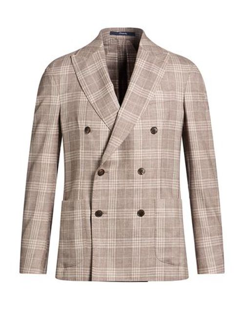 Man Blazer Grey Size 40 Virgin Wool