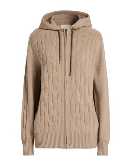 Woman Cardigan Taupe Size S Cashmere, Metal