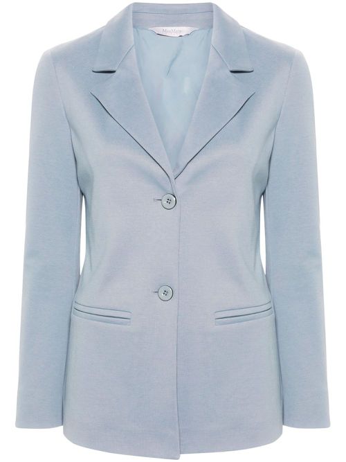 Max Mara Leisure Madera jersey blazer - Blue