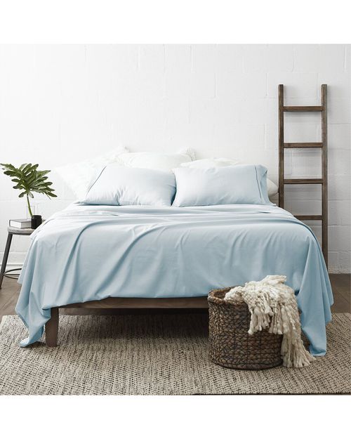 Premium Chevron Embossed 4Pc Bed Sheet Set