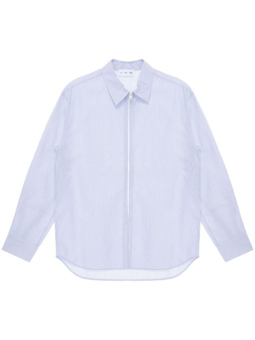 Striped cotton shirt - Blue