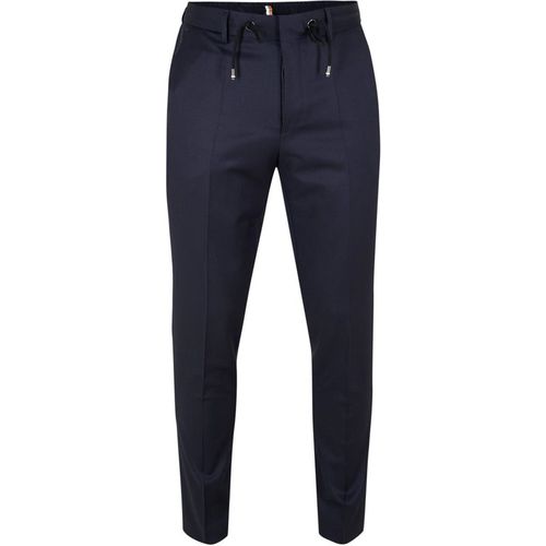 Boss Mens H Genius Ds B1 10236006 01 Straight Leg Trousers in Dark Blue - 40W