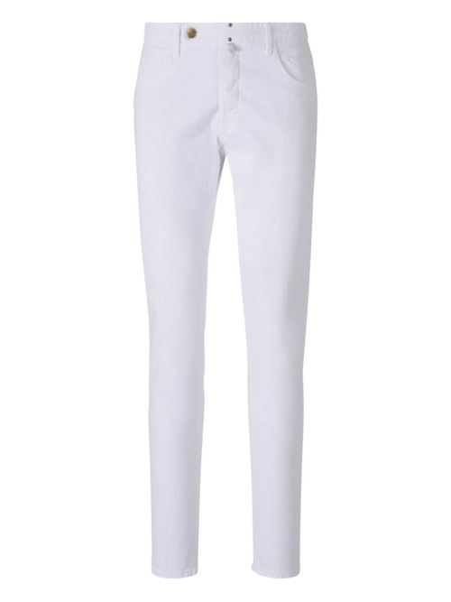 Incotex stretch-cotton straight jeans - White