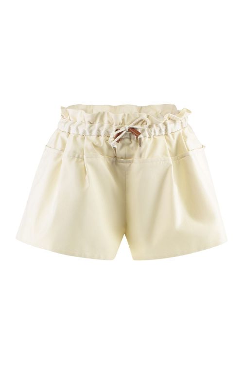Drawstring-waist Shorts