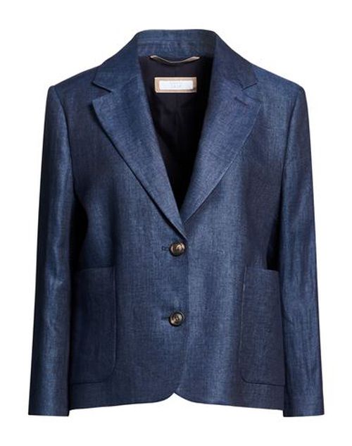 Easy Woman Blazer Navy Size 6 Linen