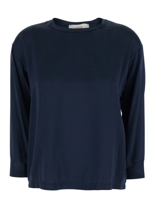 Viscose Blouse — Blue