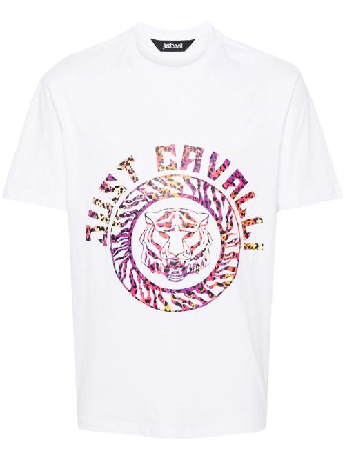 Logo-print cotton T-shirt - White