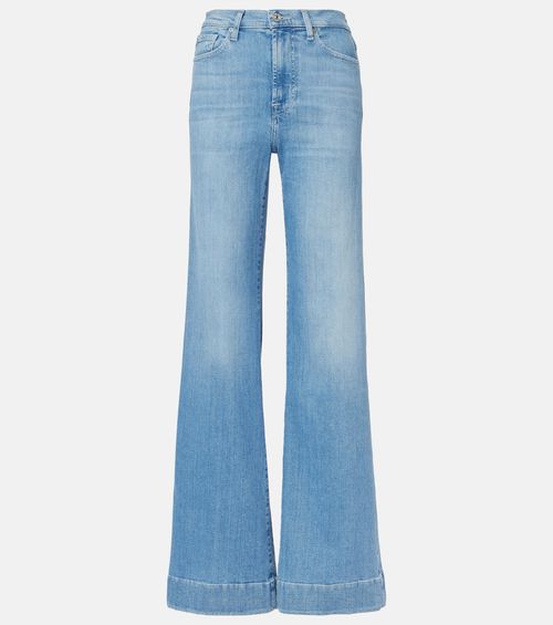 High-rise wide-leg jeans